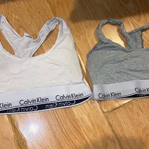 Calvin Klein sports bras